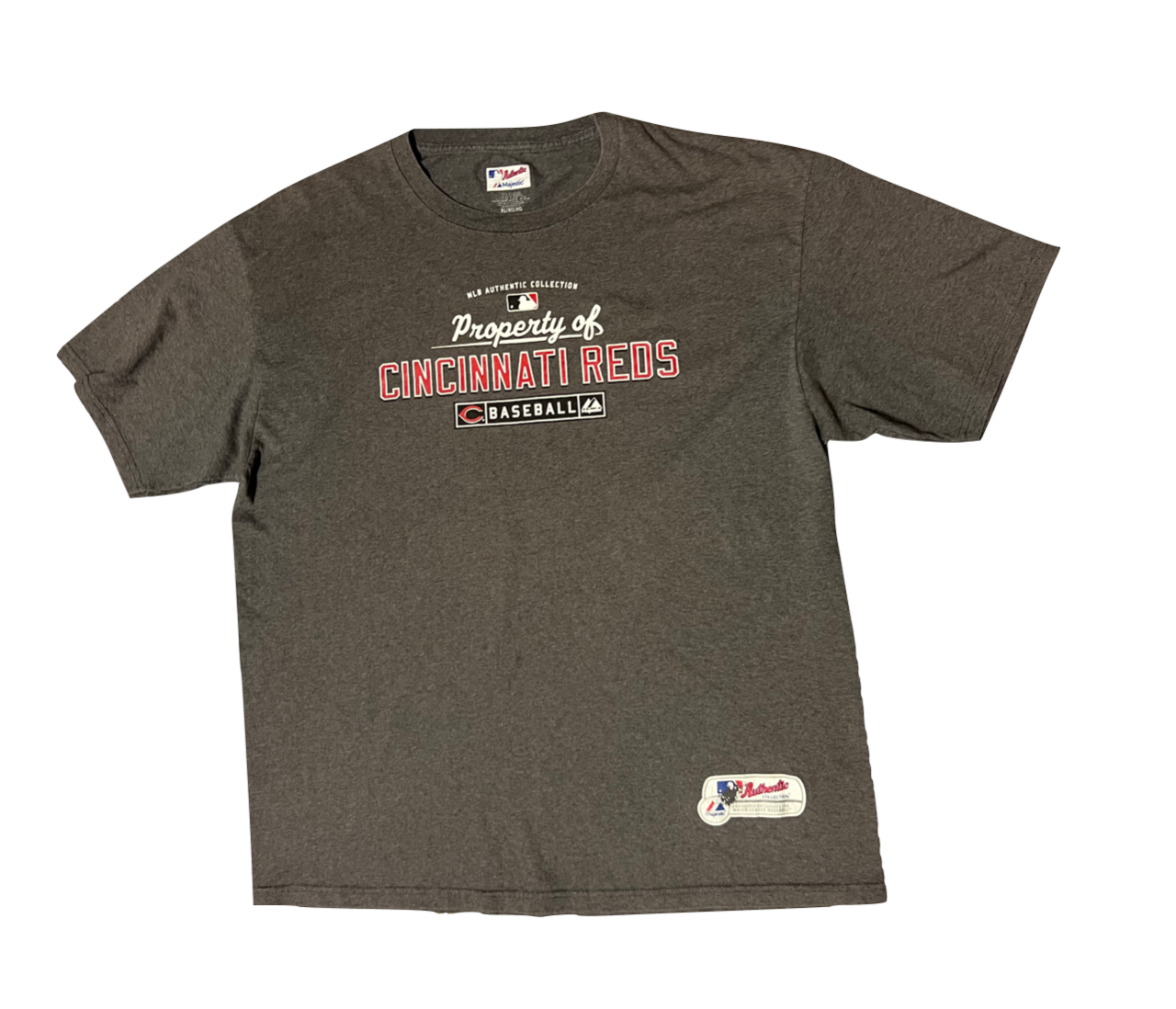 authentic mlb cincinnati reds tee (xl)