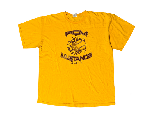 pcm mustangs tee (xl)