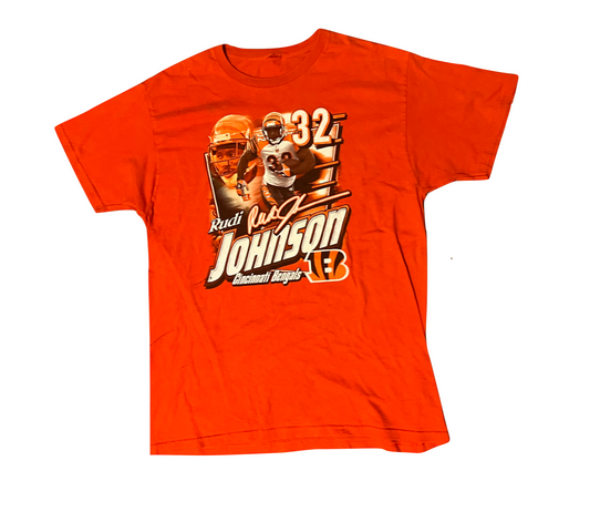 rudi johnson bengals tee (m)